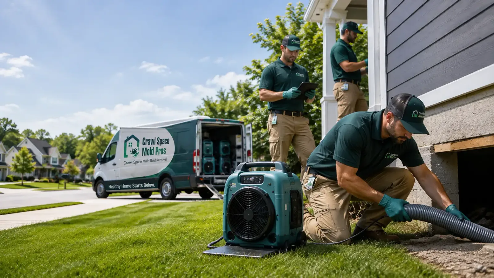 Crawl Space Mold Removal in Burlington, WA
